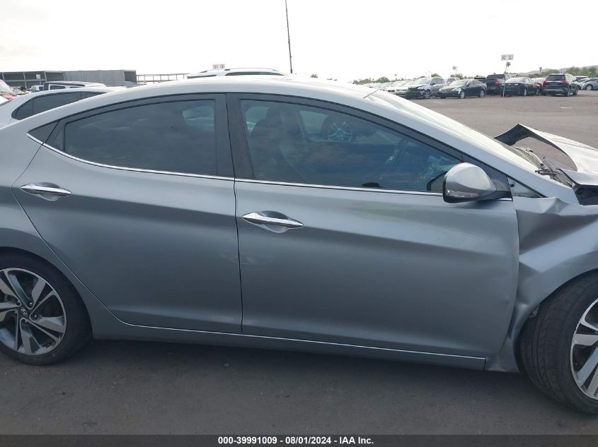 2014 Hyundai Elantra Limited VIN: KMHDH4AE4EU160826 Lot: 39991009