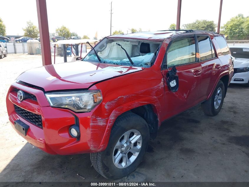 2016 Toyota 4Runner Sr5 VIN: JTEZU5JR7G5130114 Lot: 39991011