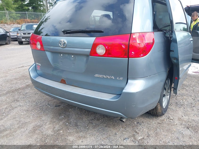 2007 Toyota Sienna Le VIN: 5TDZK23C07S001739 Lot: 39991078
