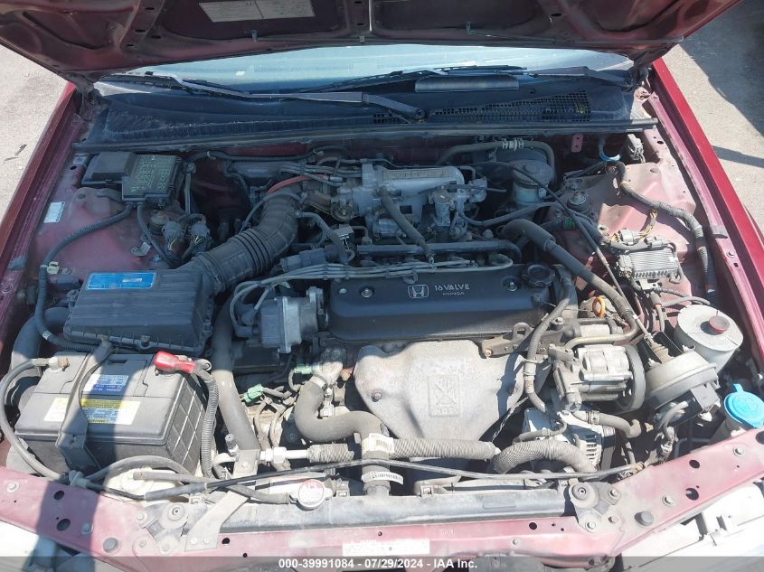 1992 Honda Accord Lx VIN: 1HGCB7650NA183552 Lot: 39991084