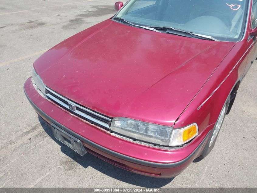 1992 Honda Accord Lx VIN: 1HGCB7650NA183552 Lot: 39991084