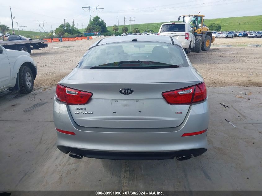 2014 Kia Optima Lx VIN: KNAGM4A78E5489289 Lot: 39991090