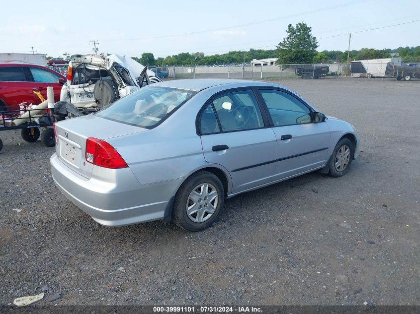 1HGES16345L004647 | 2005 HONDA CIVIC