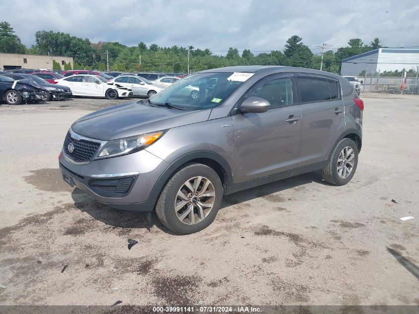 2015 Kia Sportage Lx VIN: KNDPBCACXF7671338 Lot: 39991141