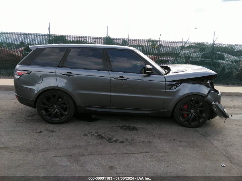 2016 Land Rover Range Rover Sport 5.0L V8 Supercharged/5.0L V8 Supercharged Dynamic VIN: SALWR2EFXGA106297 Lot: 39991183