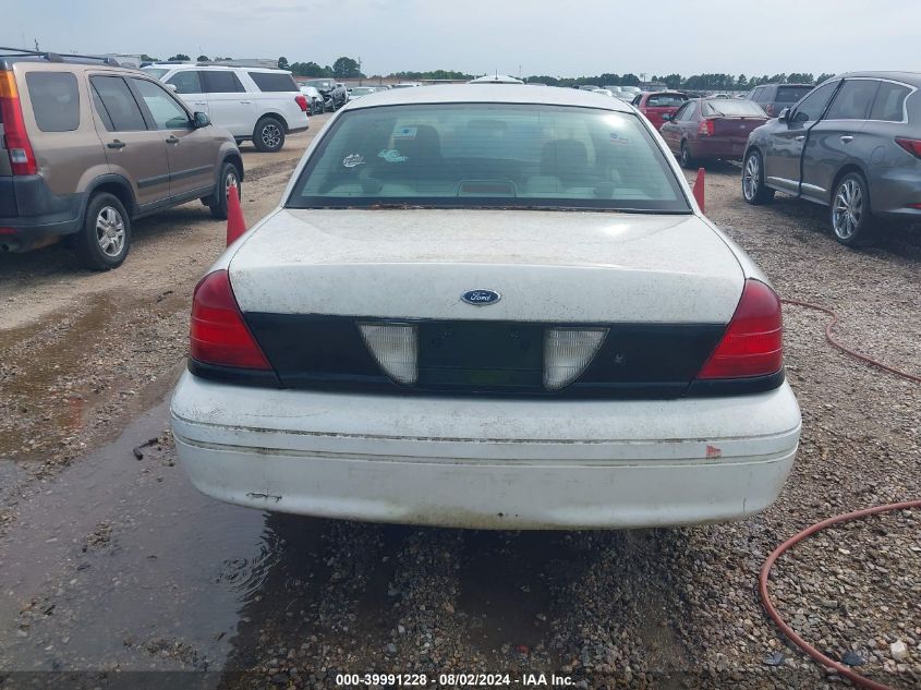 2003 Ford Crown Victoria Police VIN: 2FAFP71WX3X102063 Lot: 39991228