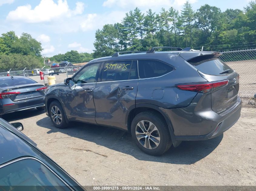 2021 Toyota Highlander Hybrid Xle VIN: 5TDHBRCH9MS535446 Lot: 39991275