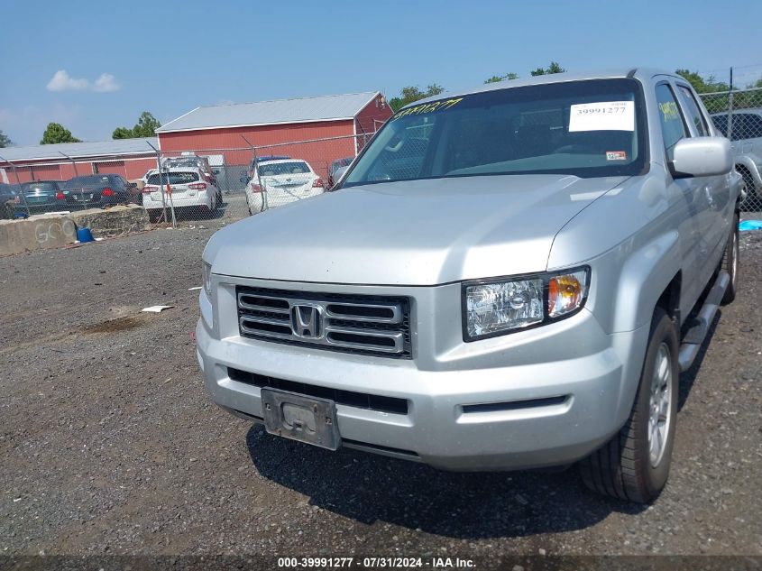 2006 Honda Ridgeline Rts VIN: 2HJYK164X6H539755 Lot: 39991277