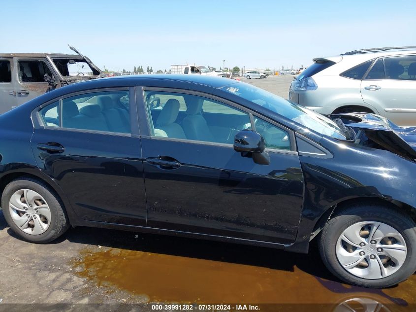 2013 Honda Civic Lx VIN: 19XFB2F53DE283512 Lot: 39991282