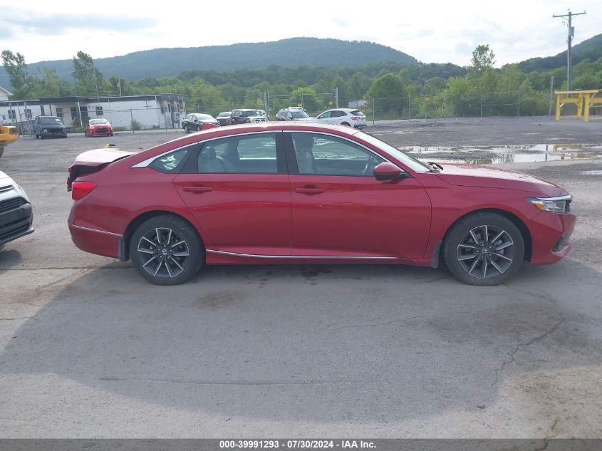 2022 Honda Accord Exl VIN: 1HGCV1F58NA006431 Lot: 39991293