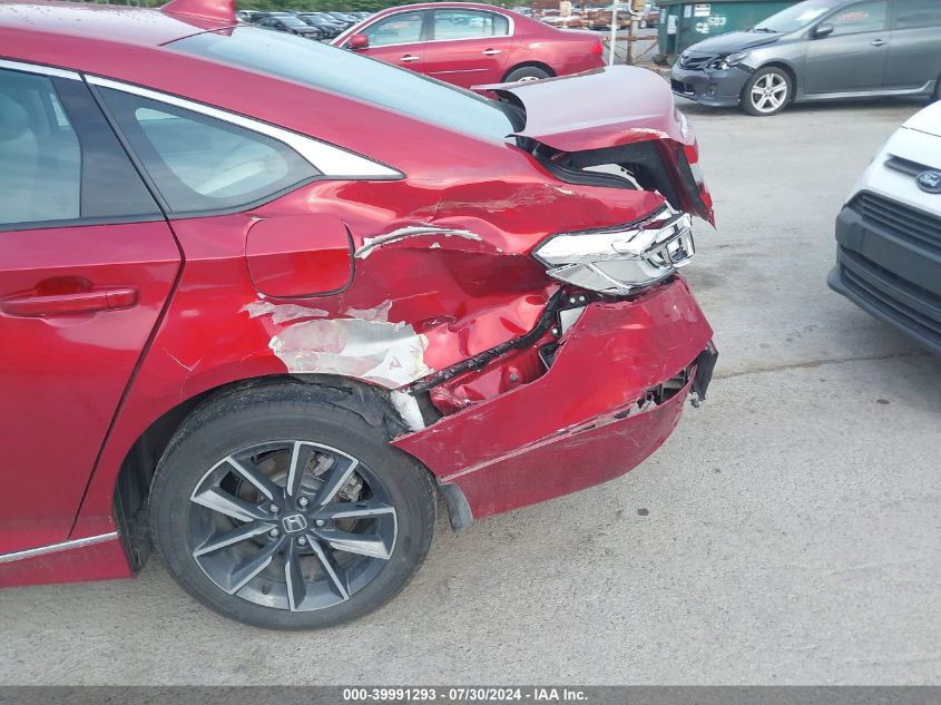 2022 Honda Accord Exl VIN: 1HGCV1F58NA006431 Lot: 39991293