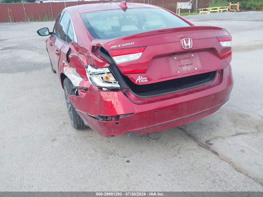 2022 Honda Accord Exl VIN: 1HGCV1F58NA006431 Lot: 39991293