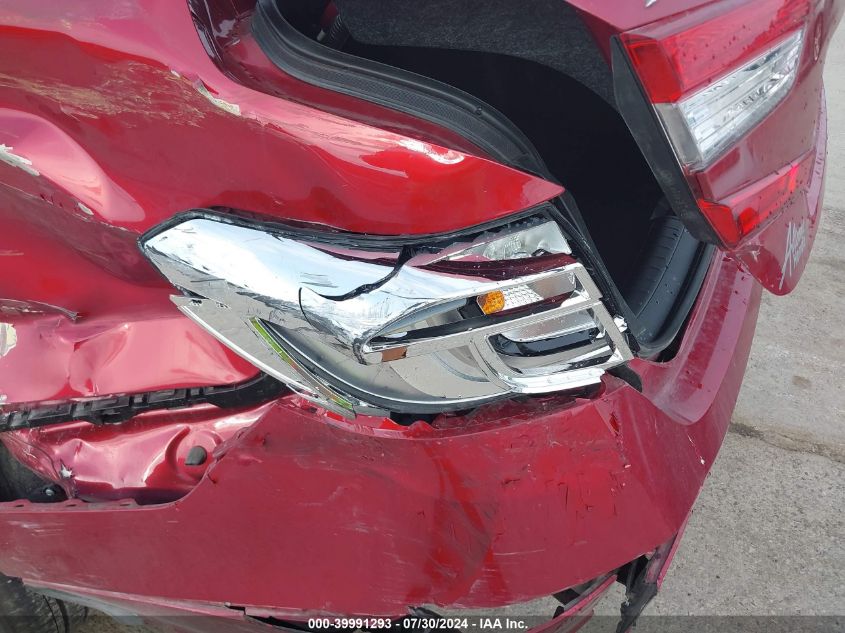 2022 Honda Accord Exl VIN: 1HGCV1F58NA006431 Lot: 39991293