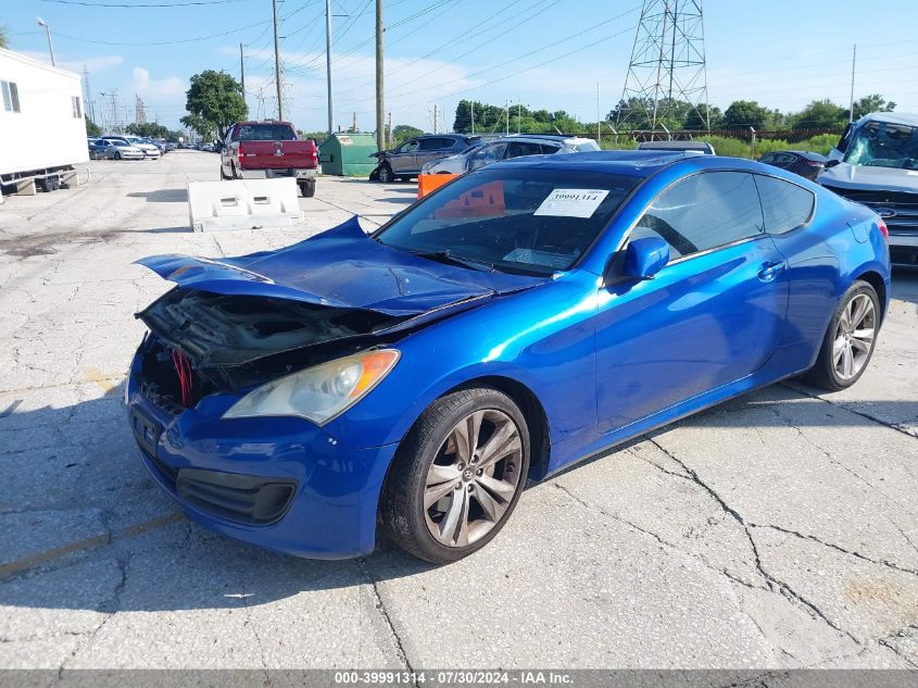 2010 Hyundai Genesis 2.0T VIN: KMHHT6KD7AU028199 Lot: 39991314