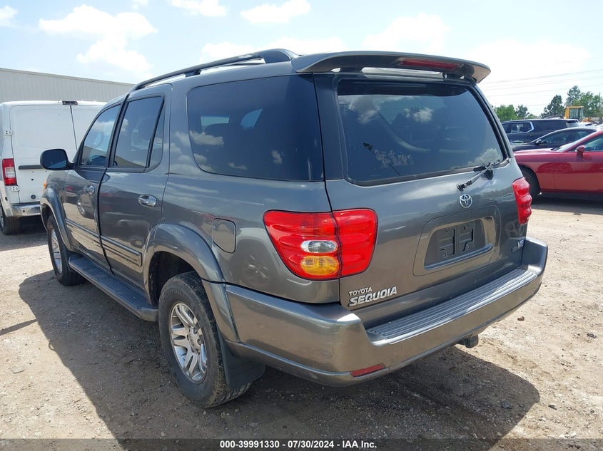 2003 Toyota Sequoia Limited VIN: 5TDZT38A03S149815 Lot: 39991330