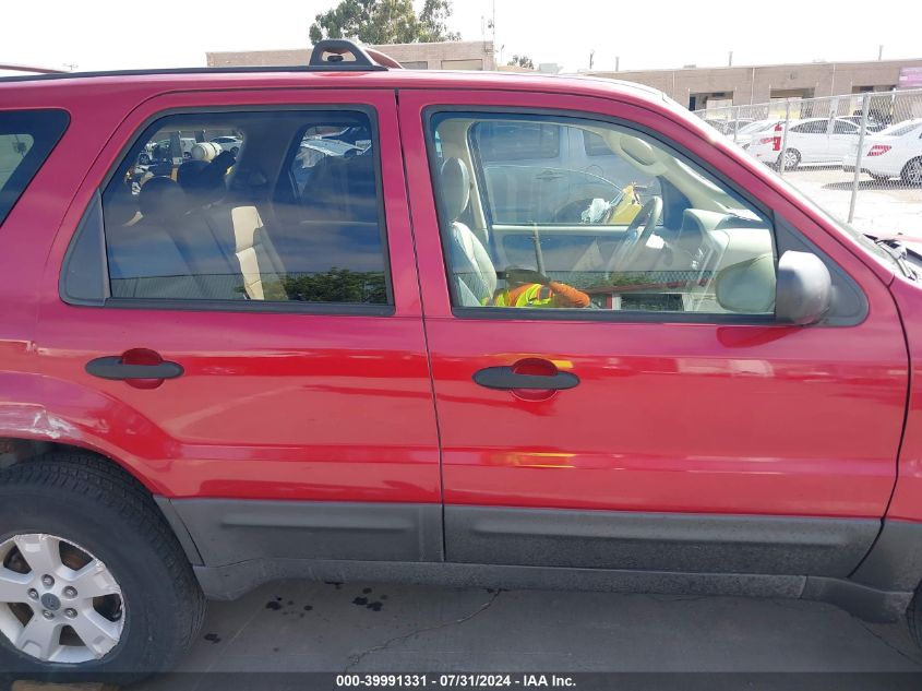 2006 Ford Escape Xlt VIN: 1FMCU93116KA72697 Lot: 39991331