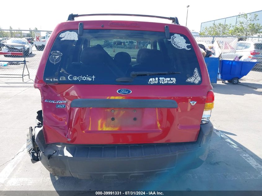 2006 Ford Escape Xlt VIN: 1FMCU93116KA72697 Lot: 39991331