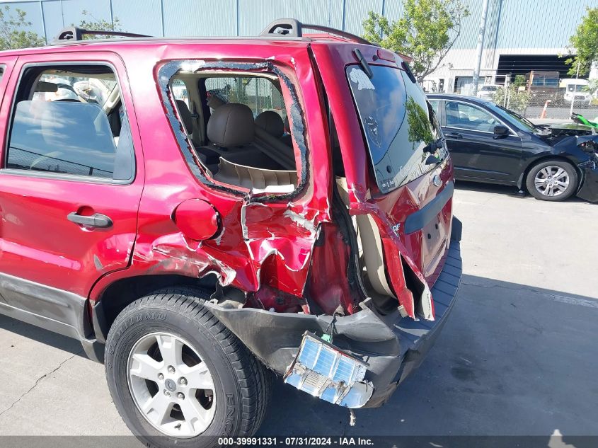 2006 Ford Escape Xlt VIN: 1FMCU93116KA72697 Lot: 39991331