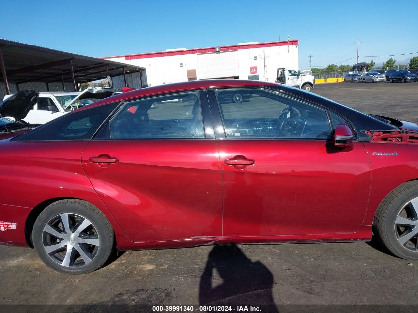 2018 Toyota Mirai VIN: JTDBVRBD9JA005207 Lot: 39991340