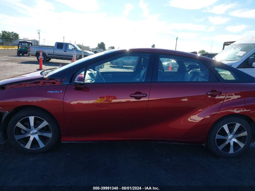 2018 Toyota Mirai VIN: JTDBVRBD9JA005207 Lot: 39991340