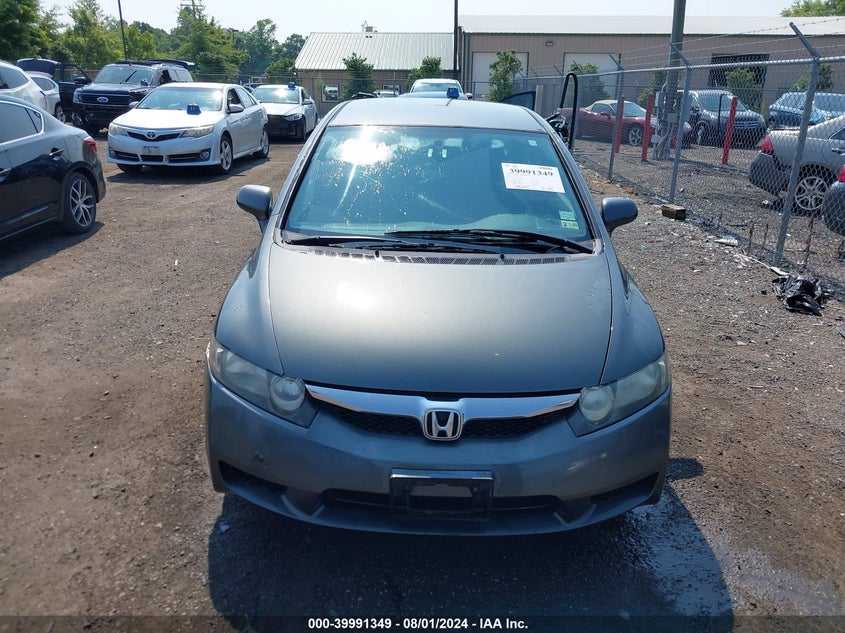 2009 Honda Civic Lx-S VIN: 19XFA16699E011222 Lot: 39991349