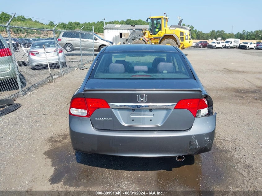 2009 Honda Civic Lx-S VIN: 19XFA16699E011222 Lot: 39991349