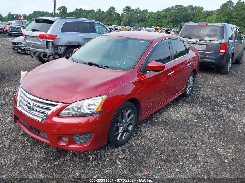 2013 Nissan Sentra Sr VIN: 3N1AB7APXDL637993 Lot: 39991357