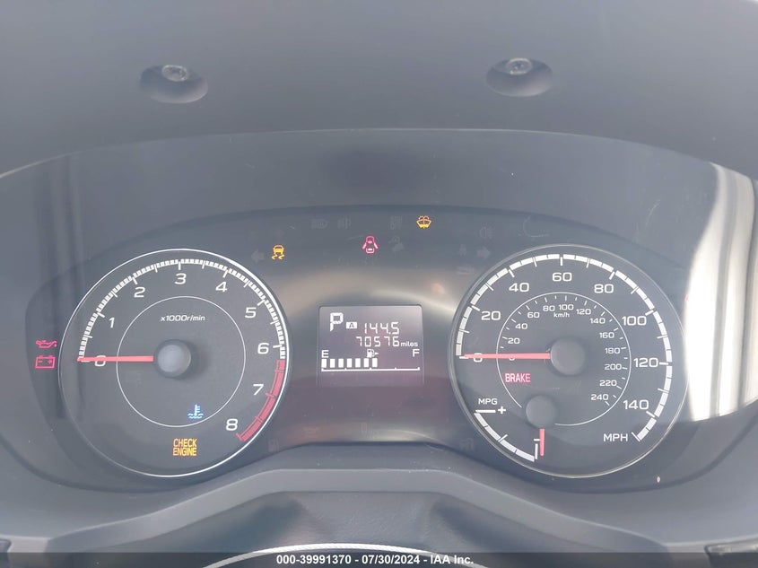 2017 Subaru Impreza 2.0I VIN: 4S3GTAA61H3704071 Lot: 39991370