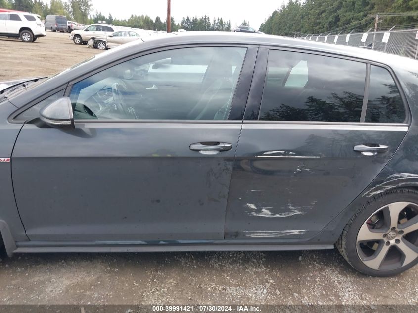 2017 VOLKSWAGEN GOLF GTI AUTOBAHN 4-DOOR/S 4-DOOR/SE 4-DOOR/SPORT 4-DOOR - 3VW447AU8HM010782