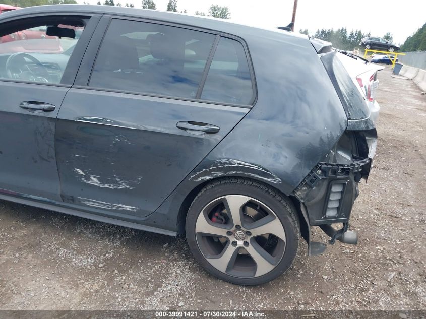 2017 VOLKSWAGEN GOLF GTI AUTOBAHN 4-DOOR/S 4-DOOR/SE 4-DOOR/SPORT 4-DOOR - 3VW447AU8HM010782