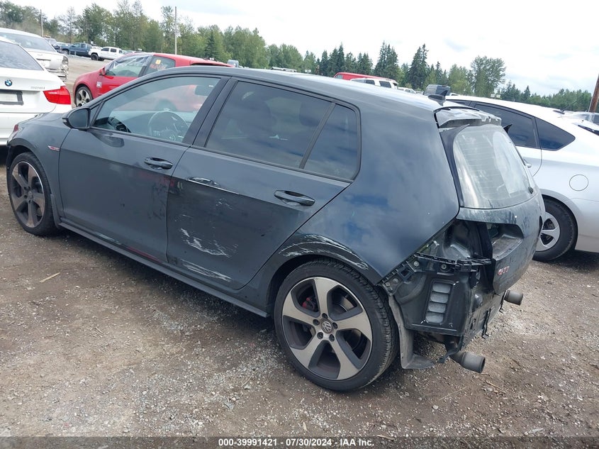 2017 VOLKSWAGEN GOLF GTI AUTOBAHN 4-DOOR/S 4-DOOR/SE 4-DOOR/SPORT 4-DOOR - 3VW447AU8HM010782