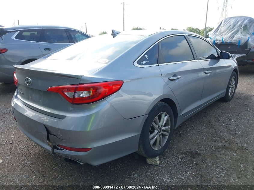 2016 HYUNDAI SONATA SE - 5NPE24AF4GH396196