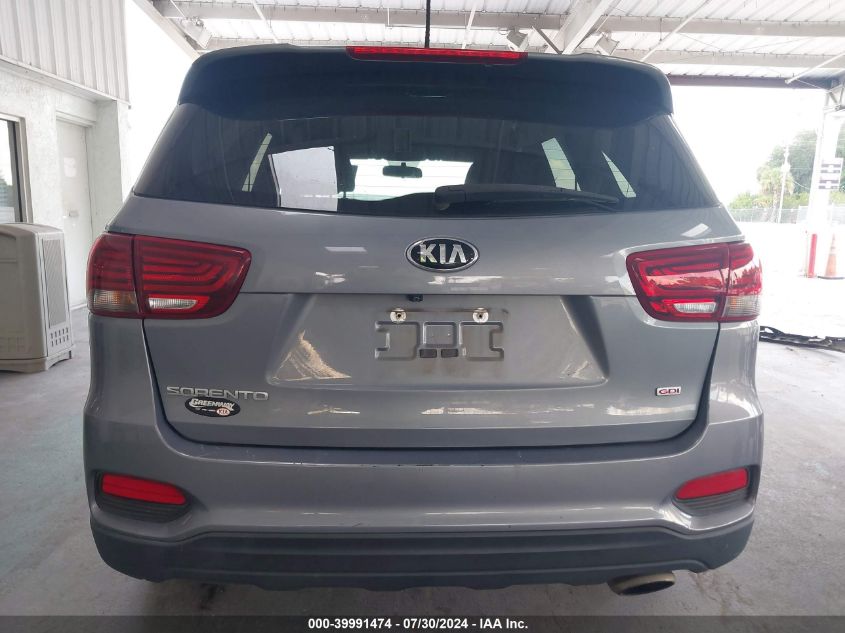 2020 Kia Sorento 2.4L L VIN: 5XYPG4A30LG644767 Lot: 39991474