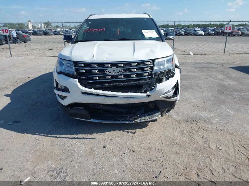 2017 Ford Explorer Xlt VIN: 1FM5K7D88HGD40231 Lot: 39991505