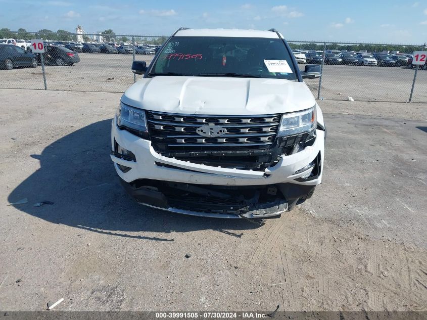 2017 Ford Explorer Xlt VIN: 1FM5K7D88HGD40231 Lot: 39991505