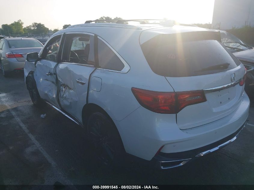 2017 Acura Mdx Advance Package VIN: 5FRYD4H8XHB004352 Lot: 39991545