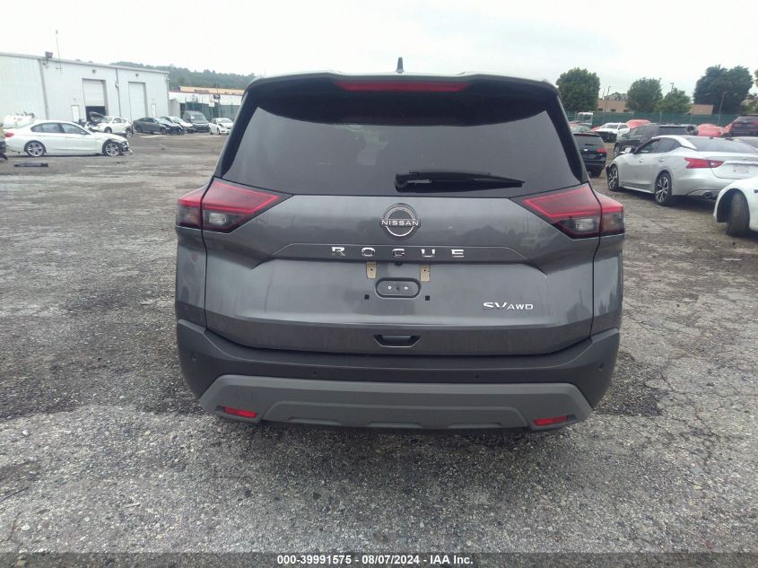 2023 Nissan Rogue Sv Intelligent Awd VIN: 5N1BT3BB8PC805572 Lot: 39991575