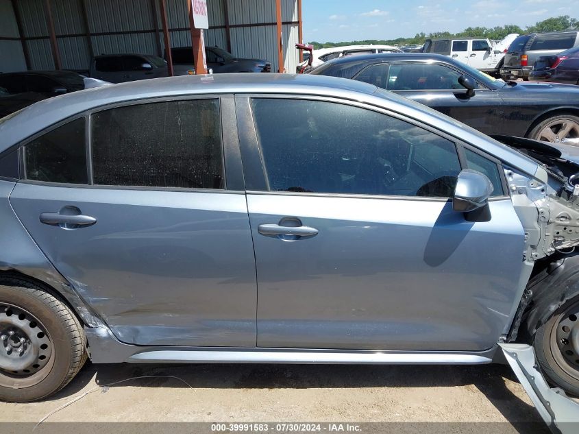 2021 Toyota Corolla Le VIN: JTDEPMAE7MJ129579 Lot: 39991583