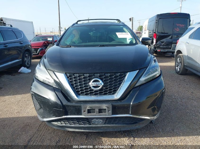 2020 Nissan Murano Sv Fwd VIN: 5N1AZ2BJ6LN137510 Lot: 39991598