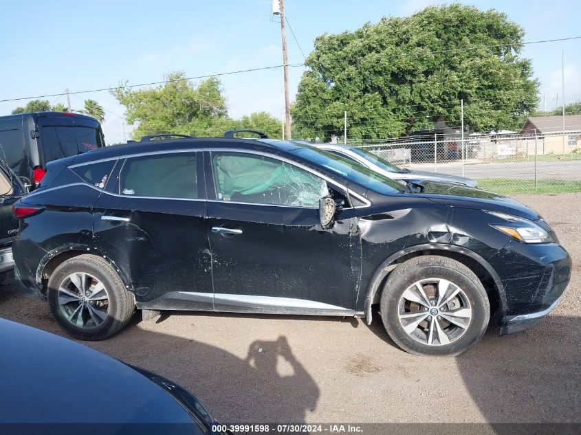 2020 Nissan Murano Sv Fwd VIN: 5N1AZ2BJ6LN137510 Lot: 39991598