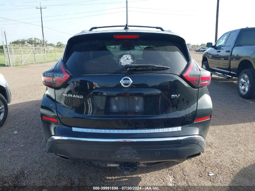 2020 Nissan Murano Sv Fwd VIN: 5N1AZ2BJ6LN137510 Lot: 39991598