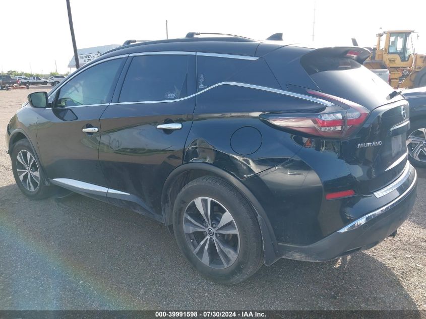 2020 Nissan Murano Sv Fwd VIN: 5N1AZ2BJ6LN137510 Lot: 39991598