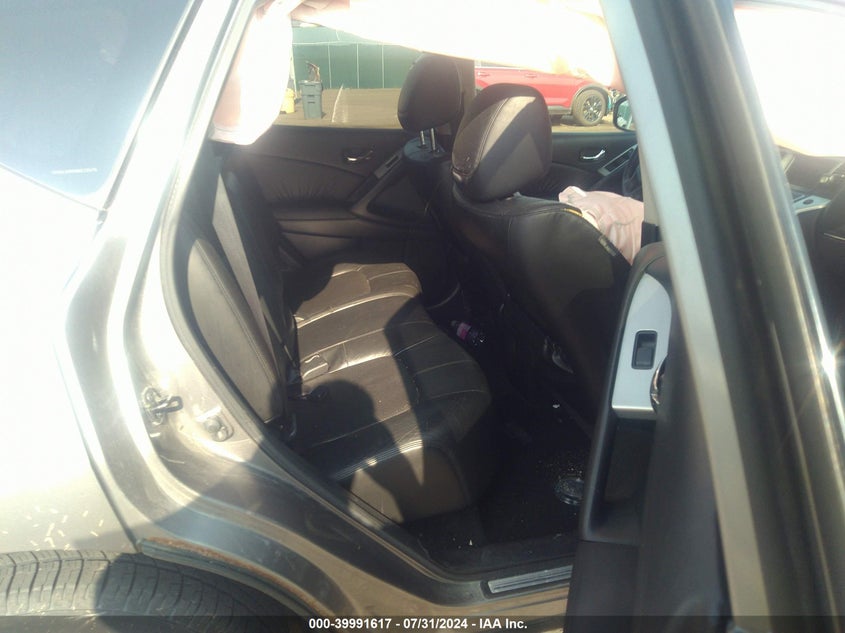 2010 Nissan Murano Sl VIN: JN8AZ1MW9AW132675 Lot: 39991617