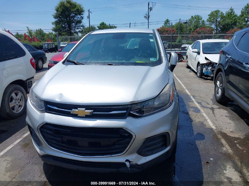 2017 Chevrolet Trax Ls VIN: KL7CJNSB8HB075029 Lot: 39991669