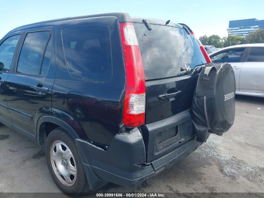 2005 Honda Cr-V Lx VIN: JHLRD68595C004880 Lot: 39991686