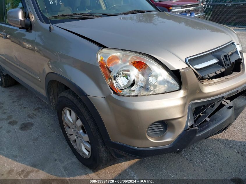 2006 Honda Cr-V Se/Ex VIN: SHSRD78976U412099 Lot: 39991728