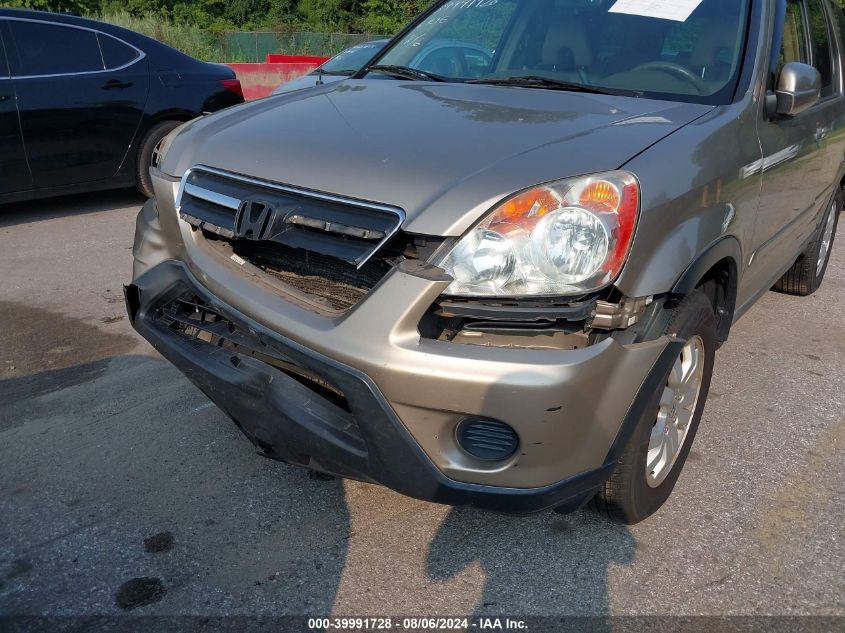 2006 Honda Cr-V Se/Ex VIN: SHSRD78976U412099 Lot: 39991728