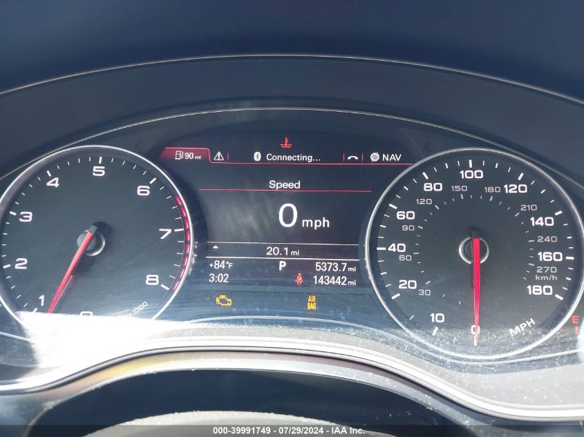 2012 Audi A7 Premium VIN: WAU2GAFC4CN087286 Lot: 39991749