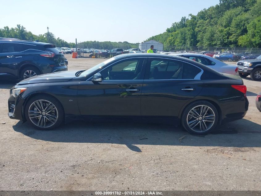 2017 Infiniti Q50 2.0T Sport VIN: JN1CV7AR9HM681125 Lot: 39991782