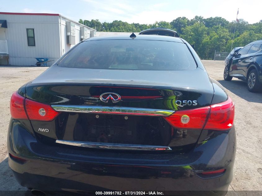 2017 Infiniti Q50 2.0T Sport VIN: JN1CV7AR9HM681125 Lot: 39991782